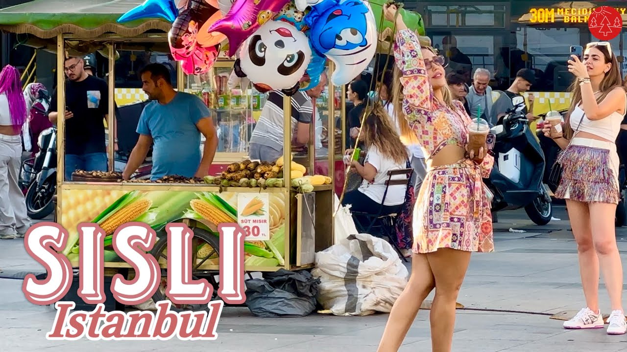 Istanbul ŞiŞli District Walking Tour | 4K 60fps