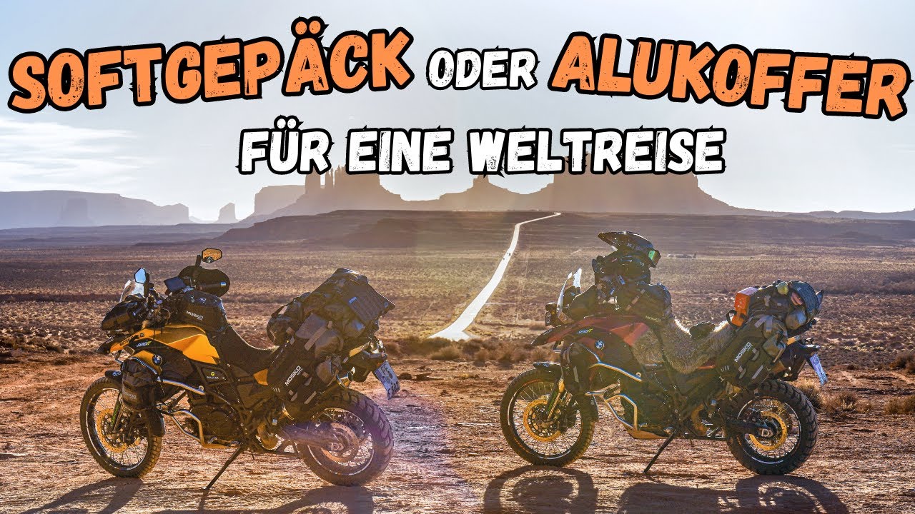 DIE Gepäcklösung für eine Motorradreise: Mosko Moto Softgepäck - Weltreisesetup