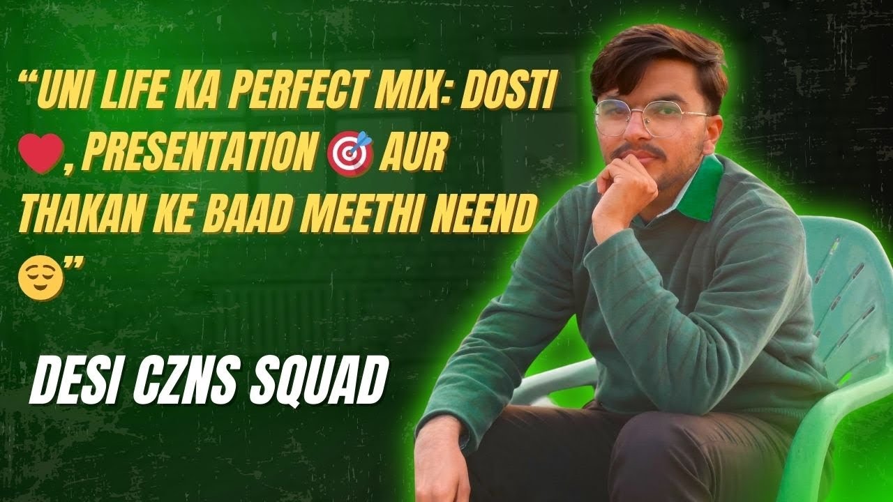 Uni life ka perfect mix: dosti❤️, presentation aur thakan ka baad meethi need😌.||  20-01-2026