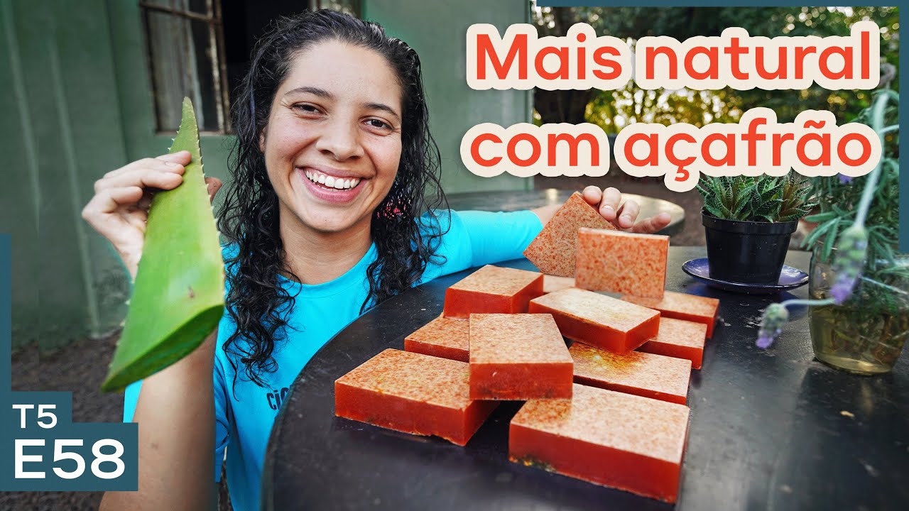 Como fazer sabonete de glicerina com açafrão e babosa