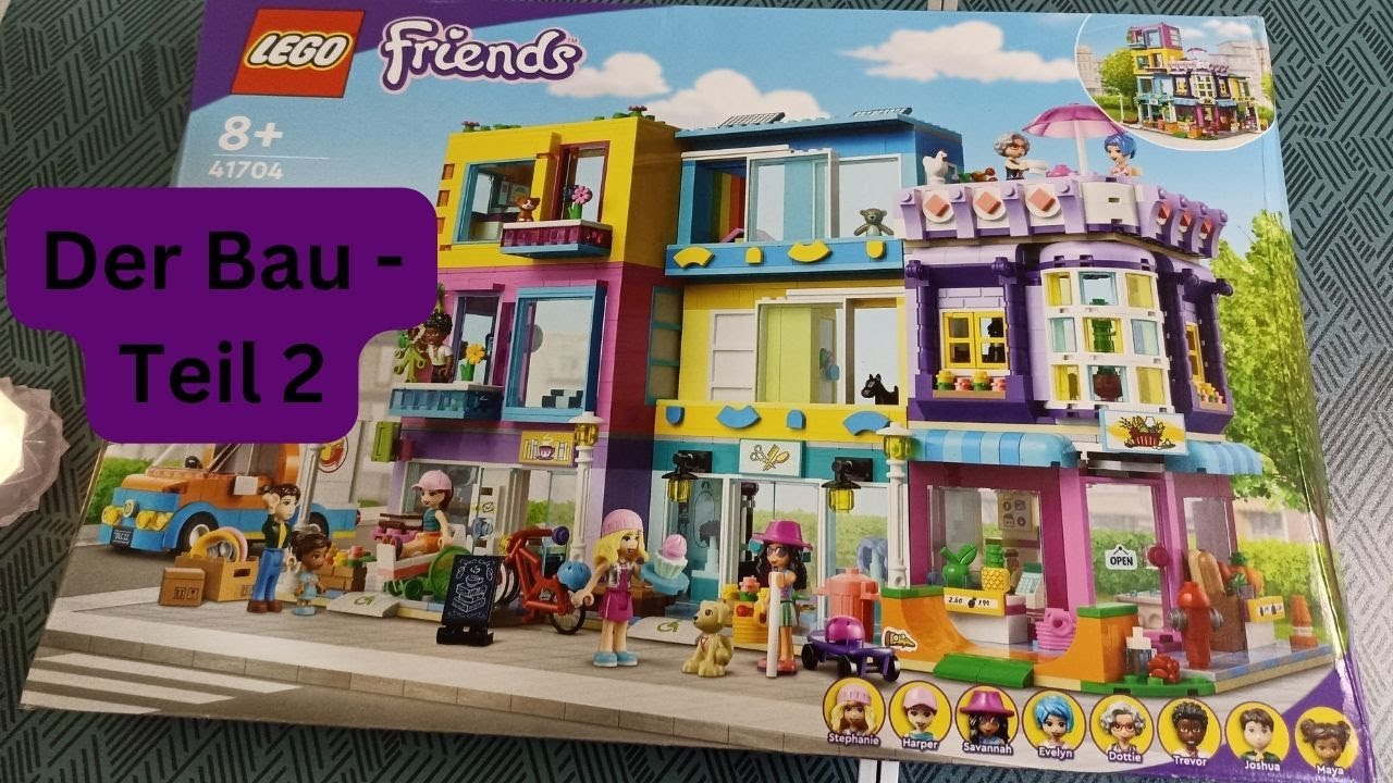 Wir bauen den Lego Friends Wohnblock 41704 - Teil 2