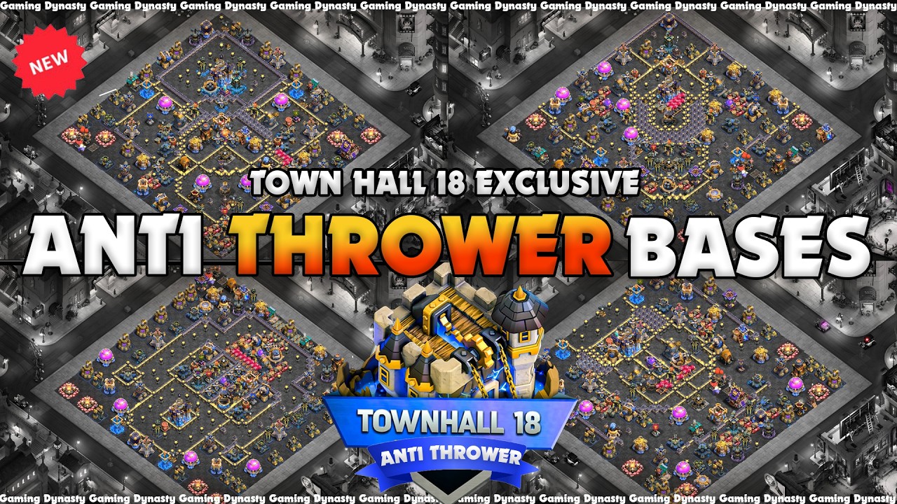 TH18 BEST LEGENDS LEAGUE + WAR BASE 2026 🔥 | ANTI THROWERS + ANTI 2 ⭐ | BASE LINKS | CLASH OF CLANS
