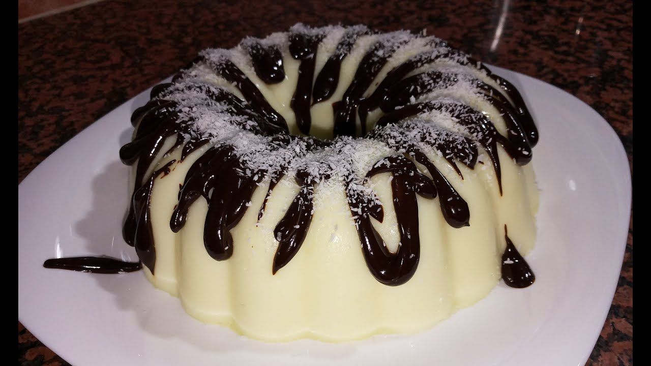 كيكة جوز الهند الباردة حلويات سهلة و سريعة بدون فرن حلى جوز الهند أو الكوك رووعة😋