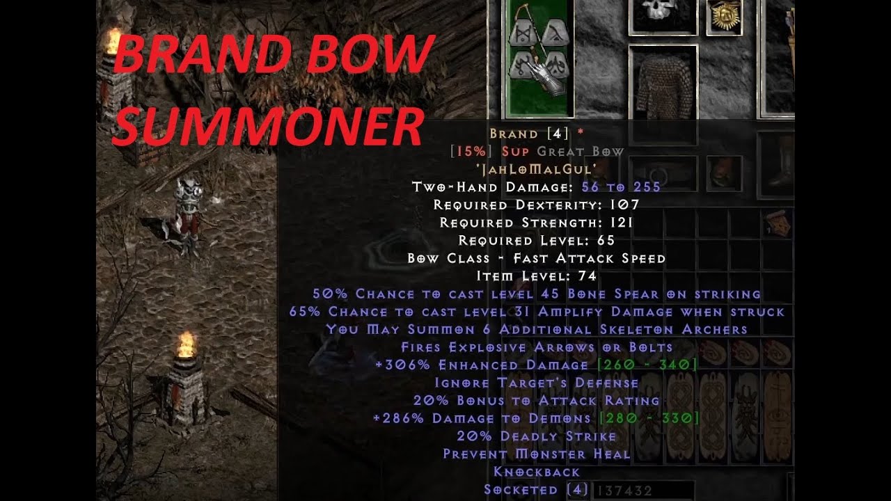 Brand Bow Summoner - Project Diablo 2 Season 8
