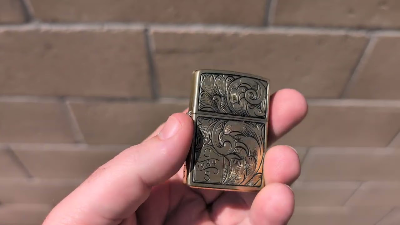 My Gorgeous lighter from @LEATHERNECKPIPER I don't even have words for amazing the engraving is!