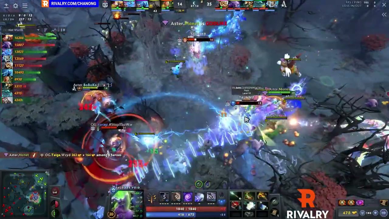 Aster kicks OG out of Arlington Major with Monet Faceless Void