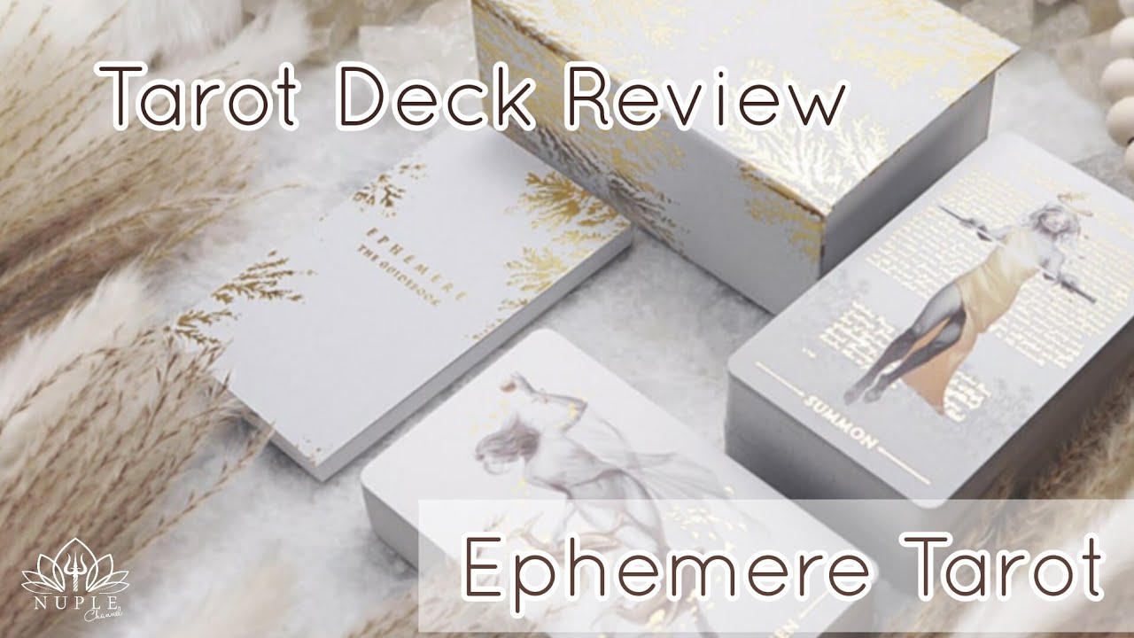 Tarot Deck Review : รีวิวไพ่ Ephemere Tarot by True Black ไพ่ที่ดูหรูหราลัคชูเป็นที่สุด