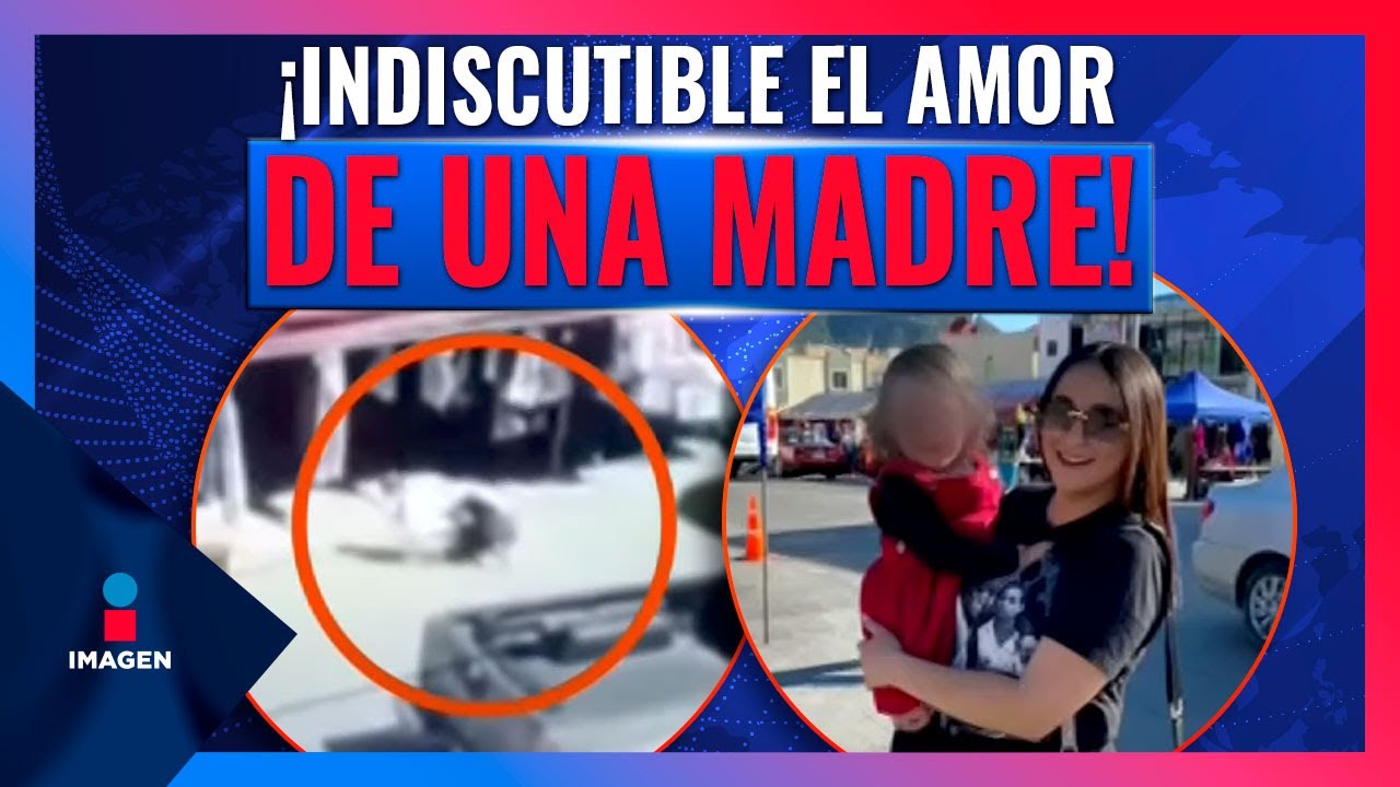Mujer salva a su hija de ser atropellada por un cami&oacute;n escolar | Noticias con Francisco Zea