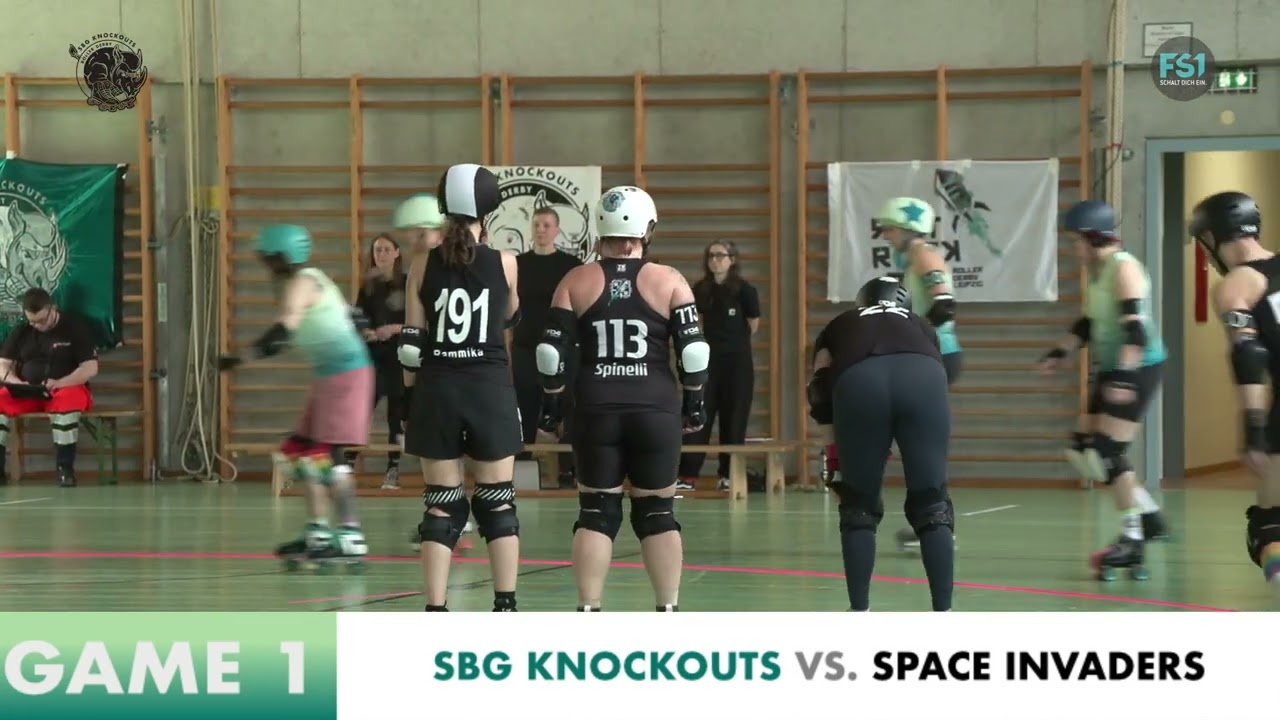 Roller Derby | SBG Knockouts vs. Space Invaders Leipzig | FS1