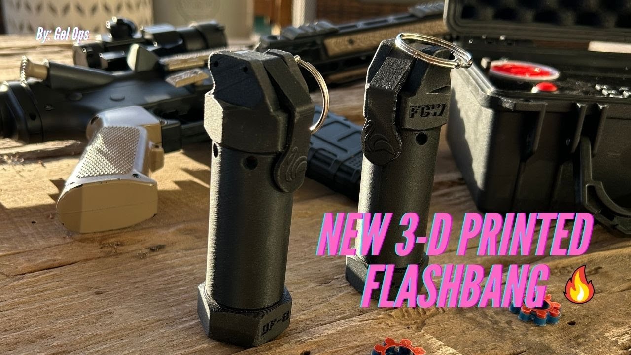 This New 3-D Printed Flashbang is the BOMB!!!!!