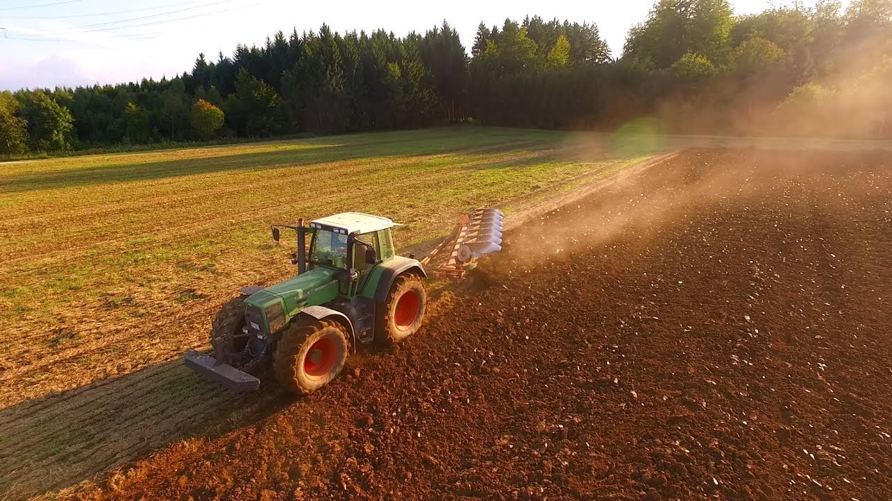 Fendt 824 beim Pflügen am Limit | Pflügen | Kverneland | 7 Schar | Fendt | FullHD | **SOUND**