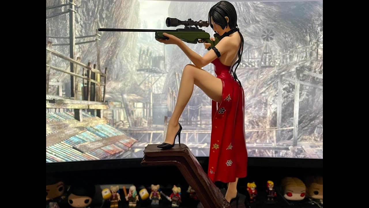 UNBOXING RESIDENT EVIL ADA WONG FIGURE [green leaf studio knock off] (NO AUDIO COMMENTARY)