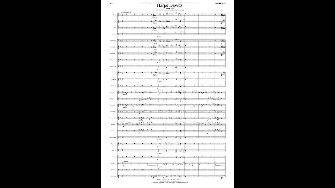 Harpe Davids  (Psalm 150)
