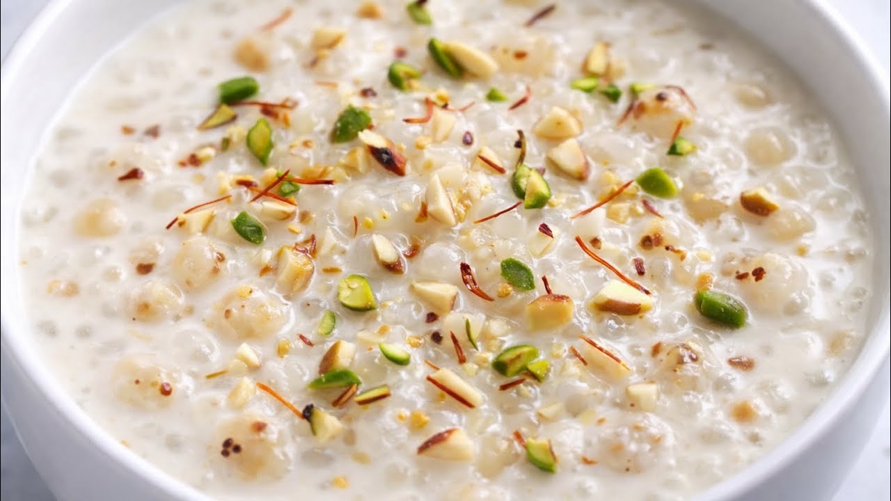 1 Secret Se Banegi Perfect Sabudana Kheer 🤫Muh Mein Hi Melt Ho Jayegi 🤤