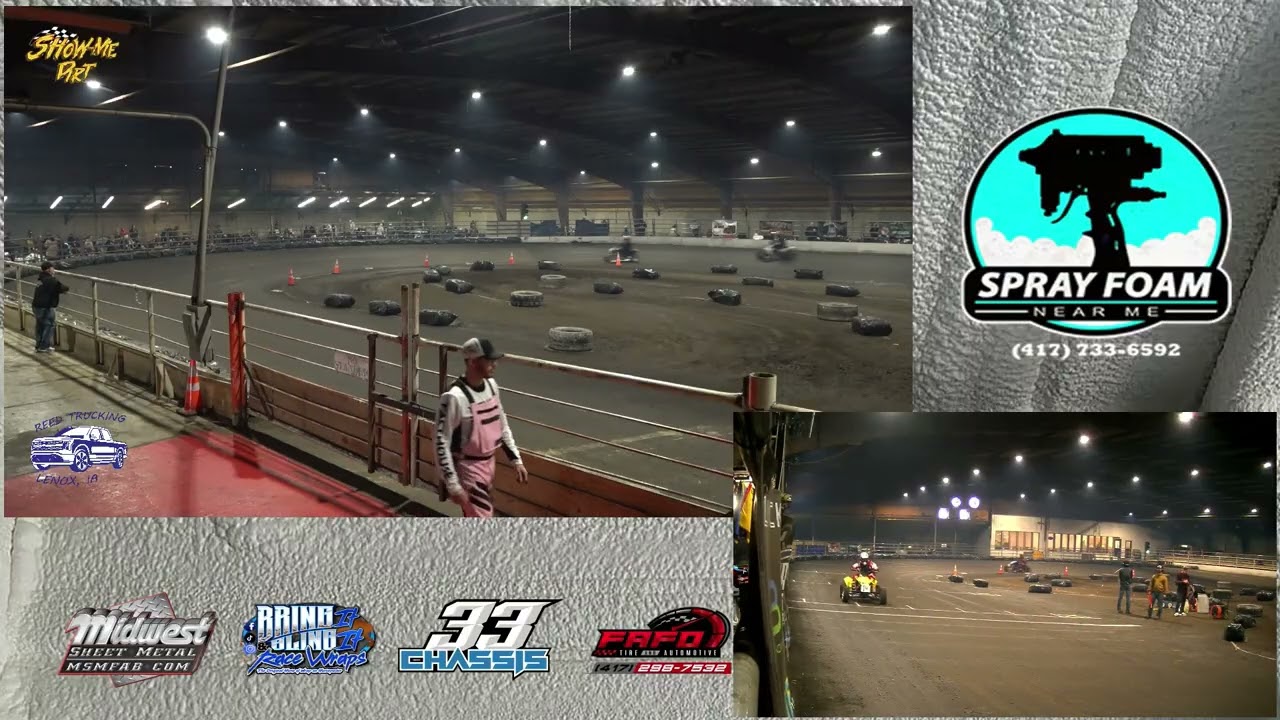 Practice - Quads Motorcycles points race #9 Mini Bikes Points Race #5 - Feb 14 2026