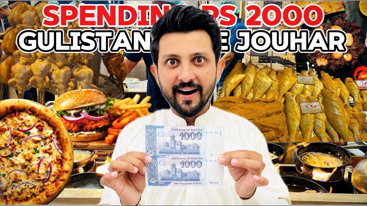 Spending Rs 2000 at Gulistan E Jouhar | 2000 Mein Itna Sab Kuch 🙀🤗