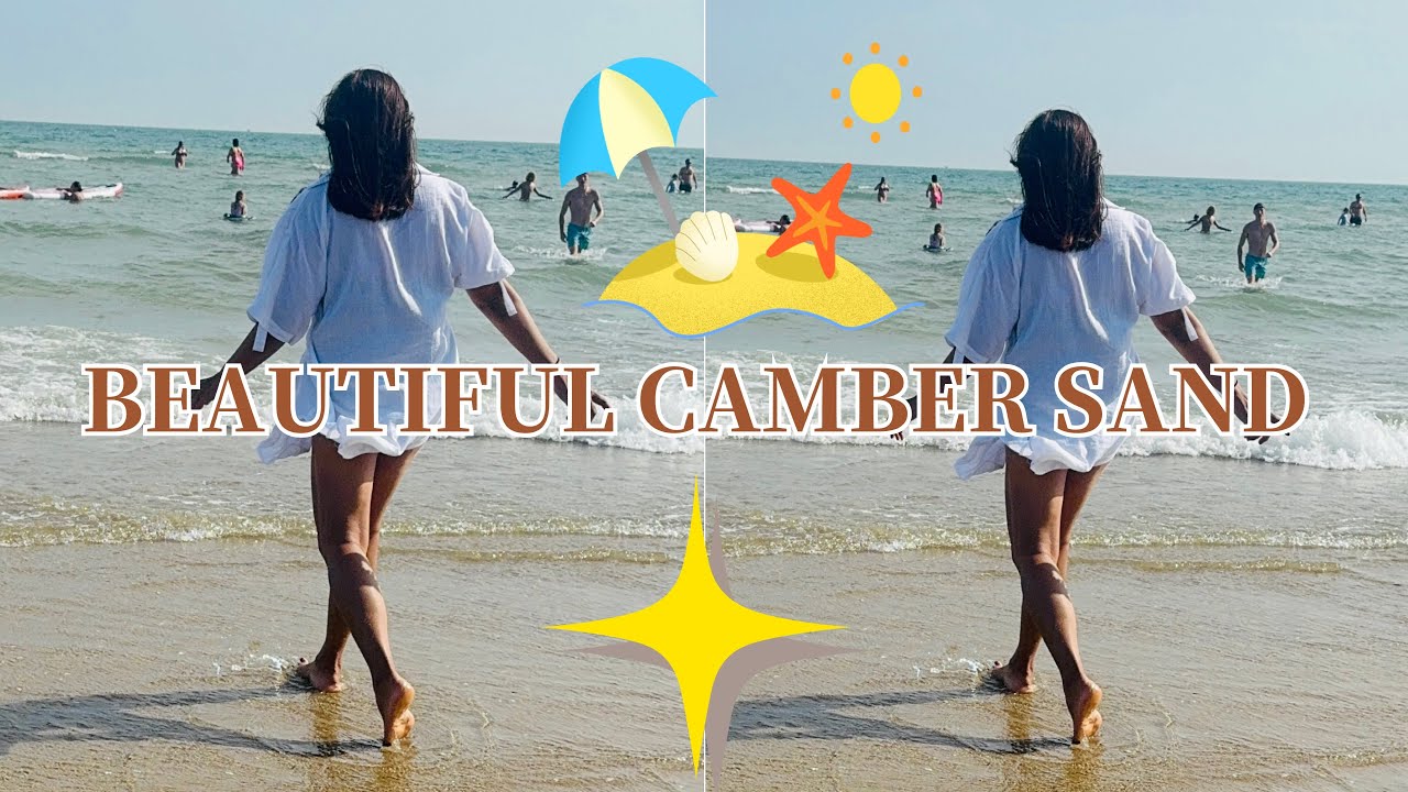 Saltwater Therapy | Camber Sand Beach 🏝️ #summervibes #beach #england 