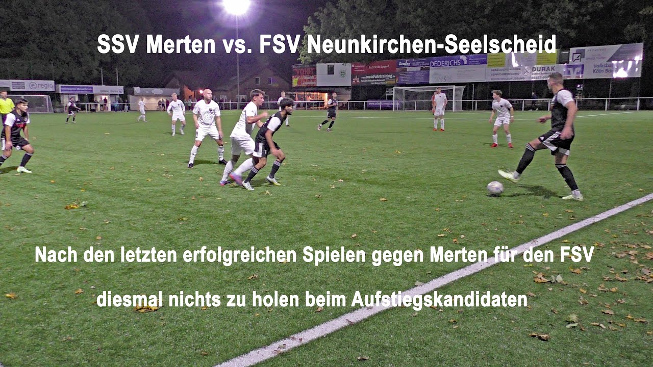 Fussball Landesliga SSV Merten vs. FSV Neunkirchen Seelscheid