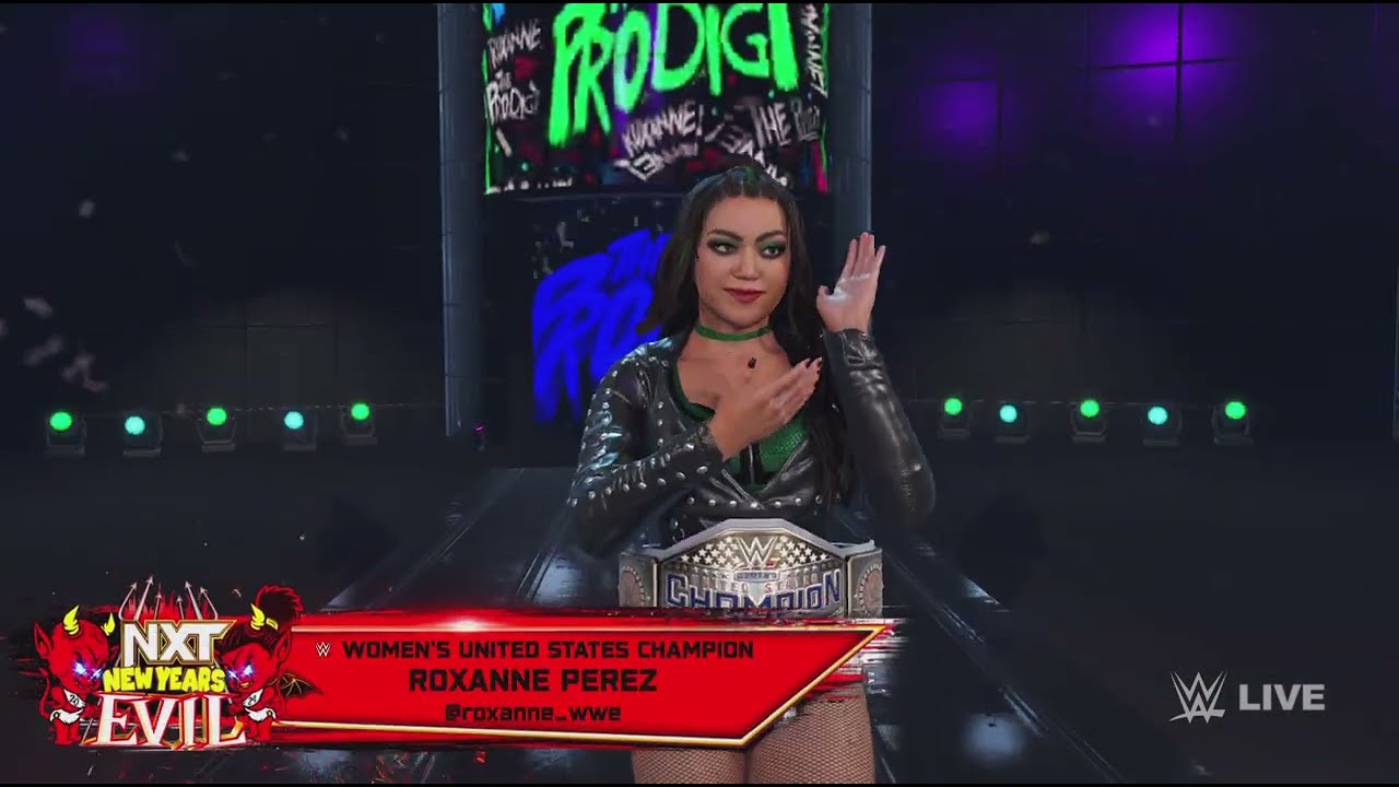 WWE 2K25 | NXT | NEW YEARS EVIL | THEA HAIL VS ROXANNE PEREZ