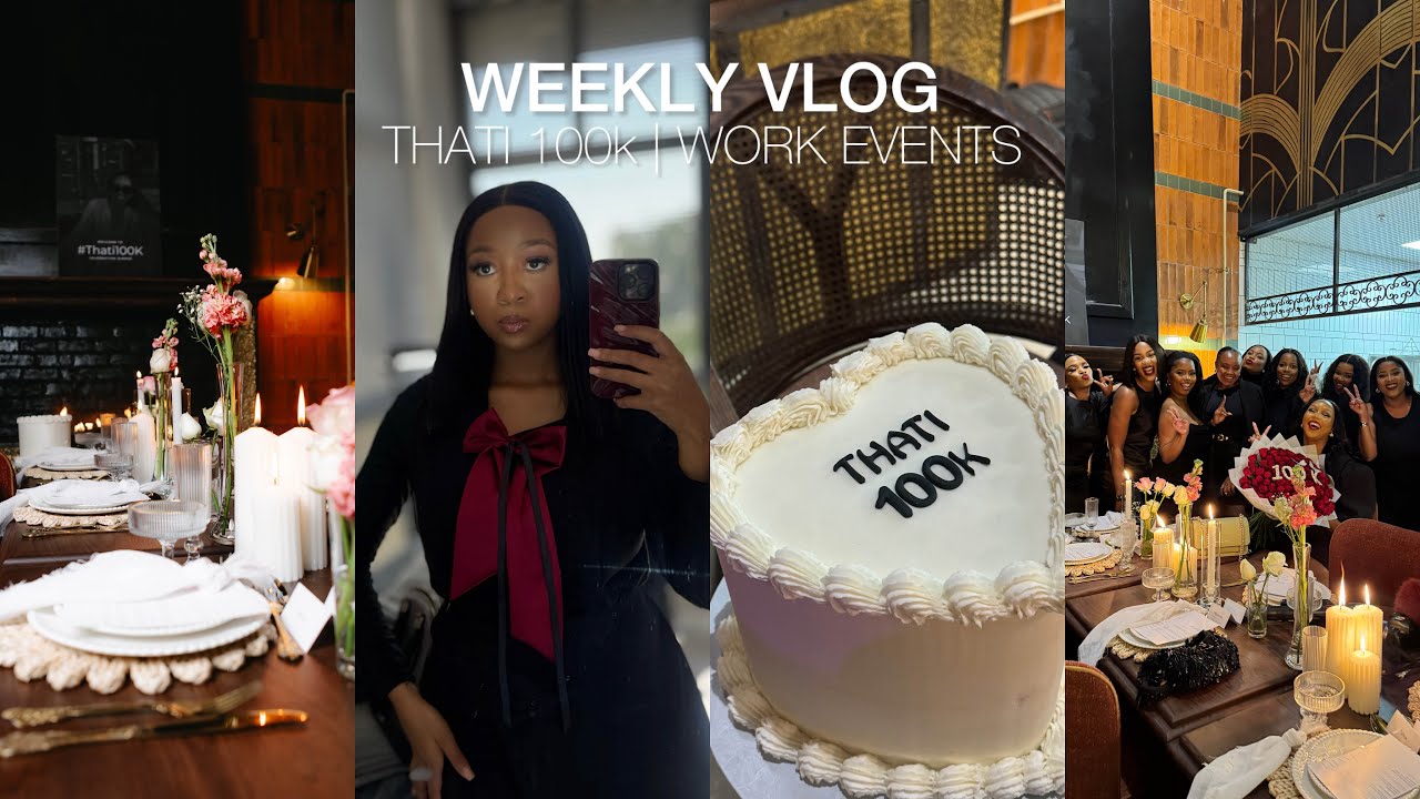 #weeklyvlog | #thati100k planning and surprise dinner | influencer events