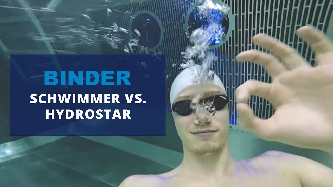 Leistungsschwimmer vs. BINDER Gegenstromanlage HydroStar