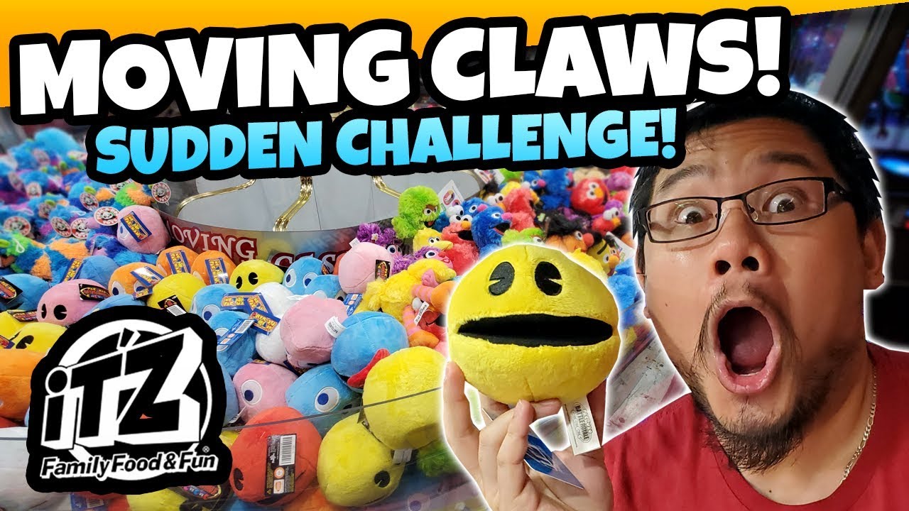 Win those Plush! Moving Castle Claw Machine Fun at iT'z arcade!