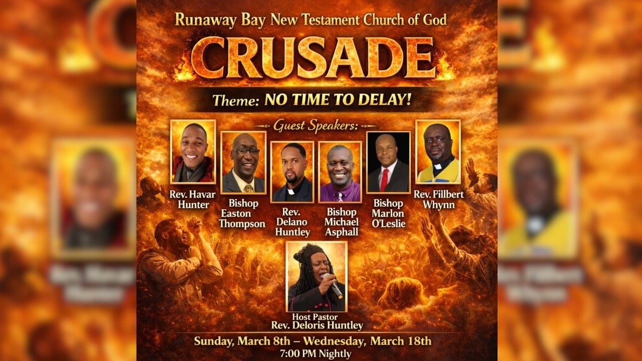 NO TIME TO DELAY // CRUSADE NIGHT 5 // RUNAWAY BAY NEW TESTAMENT CHURCH OF GOD