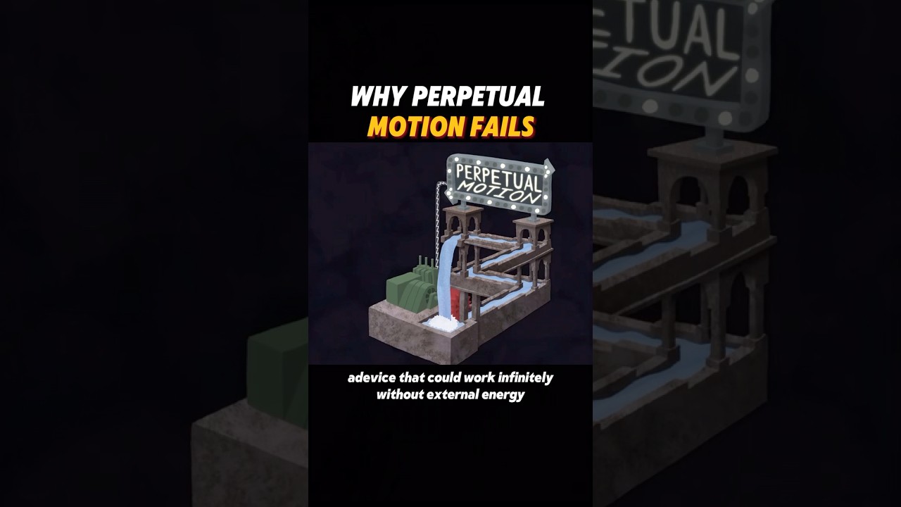 Why perpetual motion fails #knowledge #machine
