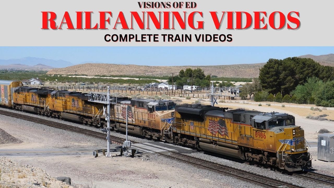 Railfanning Videos 2024 UP Trains Part 2