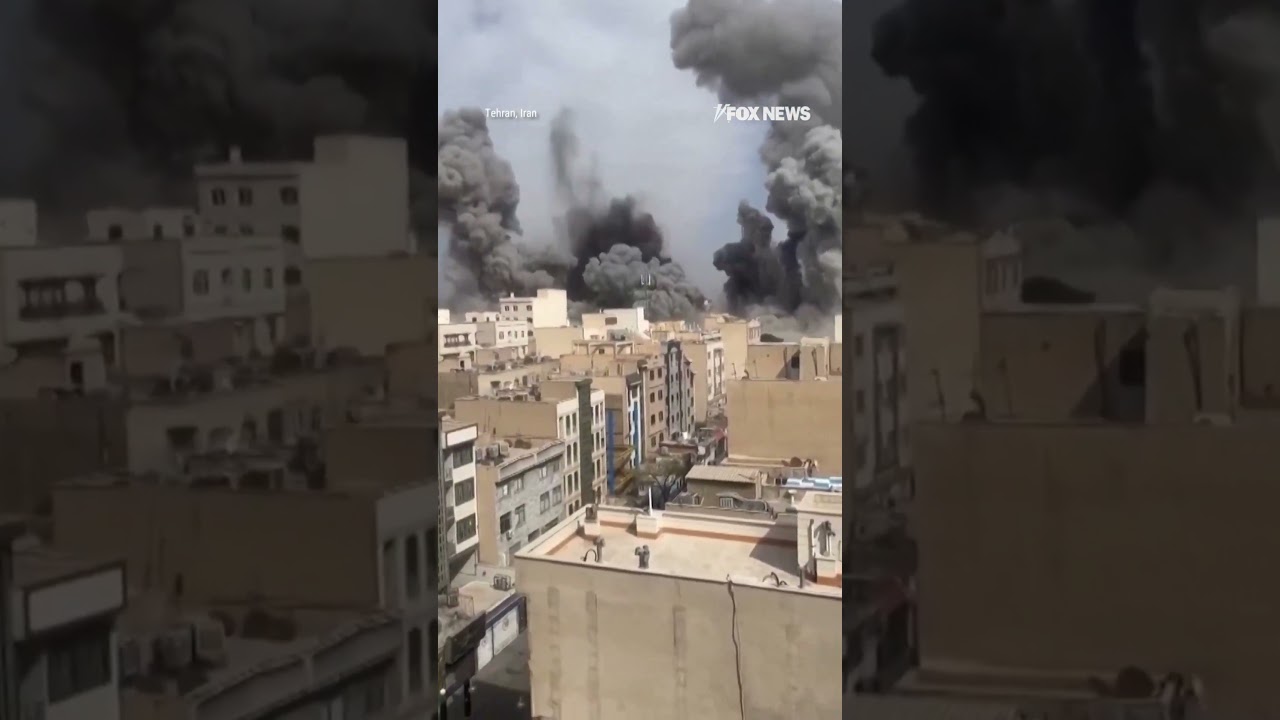 WATCH: Airstrikes rock Tehran after Trump warns country &lsquo;will be hit very hard&rsquo;