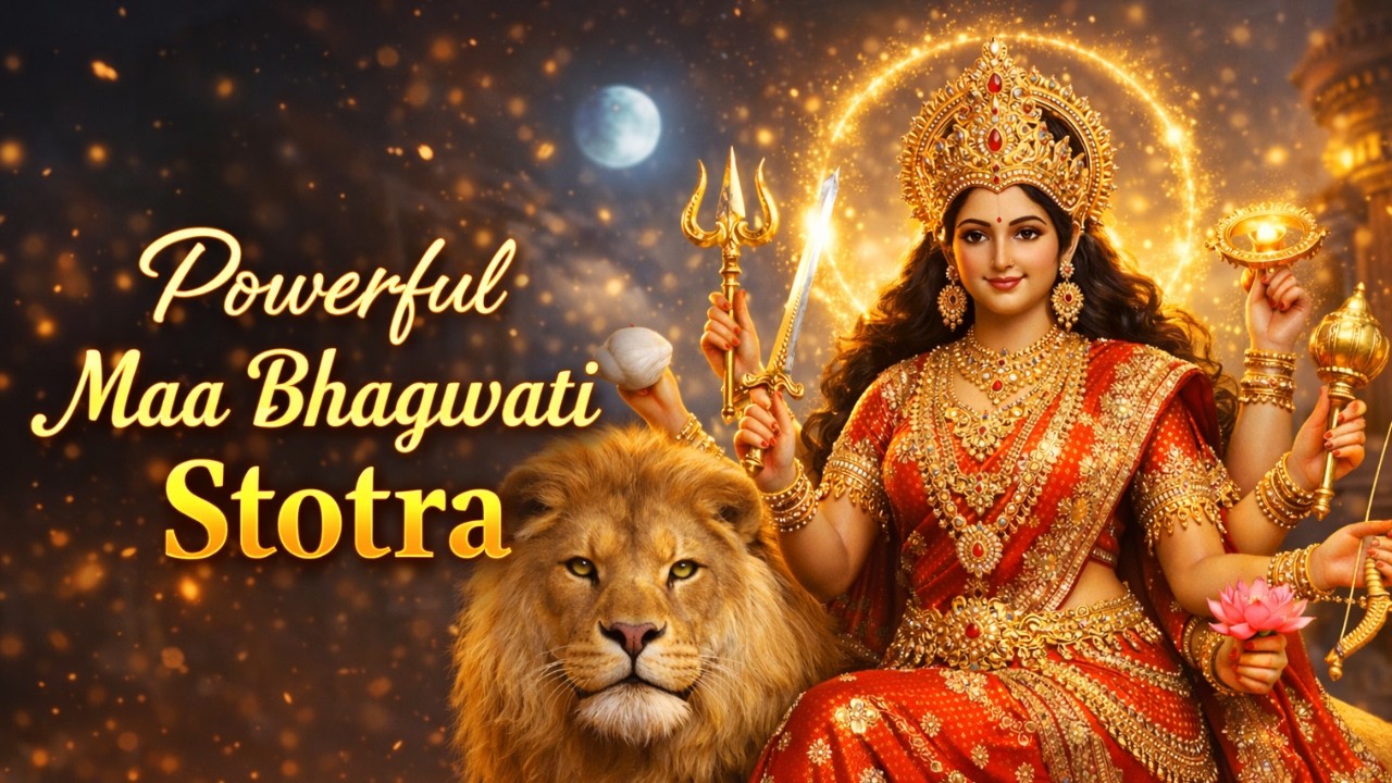 Powerful Maa Bhagwati Stotra | Removes All NEGATIVIT, Brings Prosperity & Divine Protection