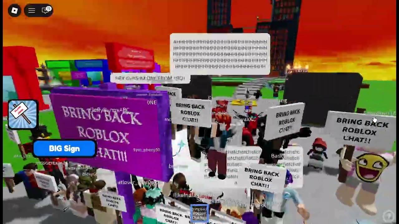 Protesting Against Roblox's Dumb Age Verification Update!