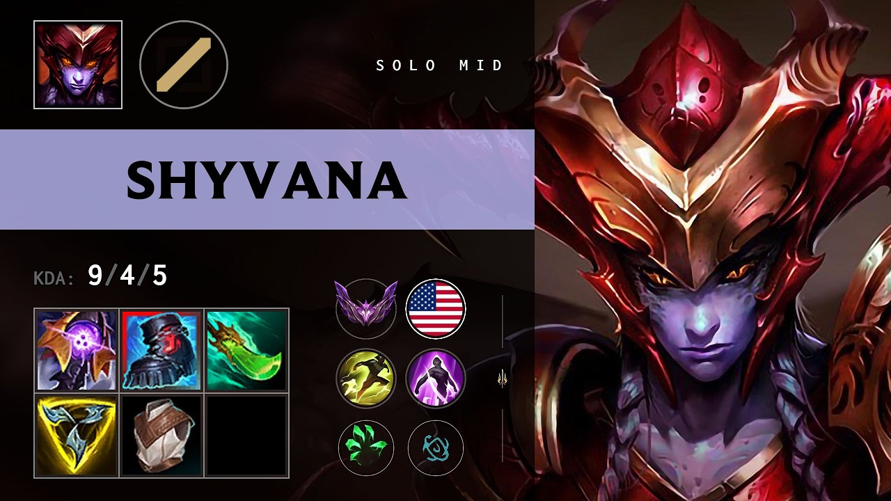 Shyvana Mid vs LeBlanc - NA Master Patch 26.11