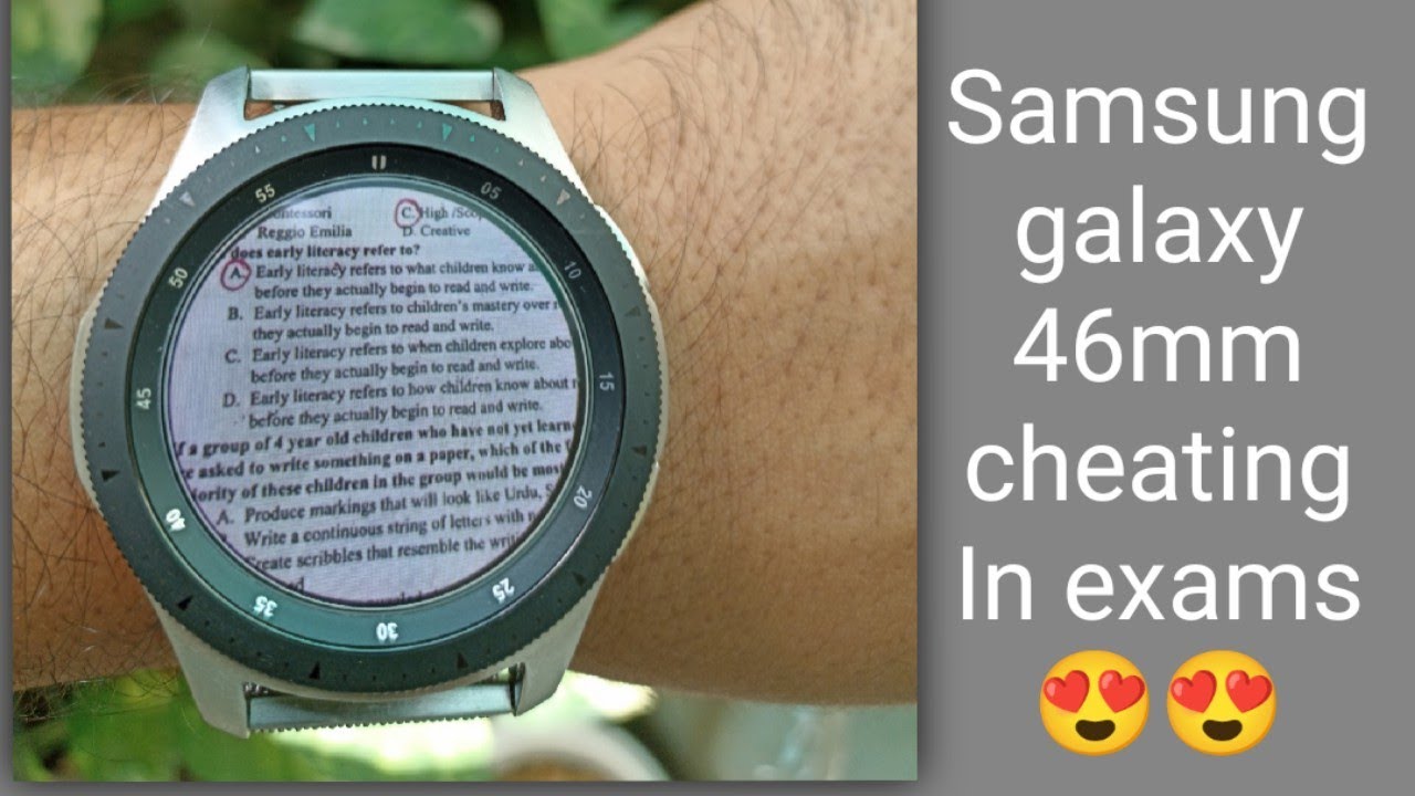 Samsung galaxy 46mm|Cheating in Exams How???