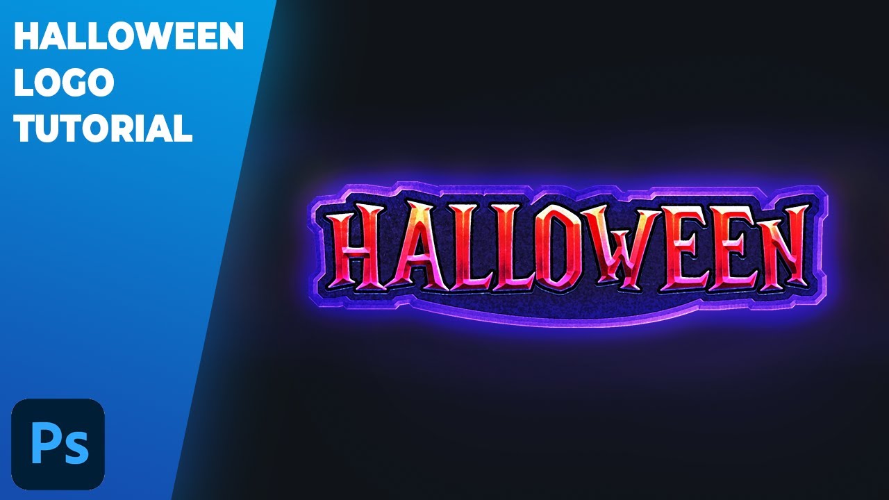 Photoshop Halloween Text Effect Logo Tutorial