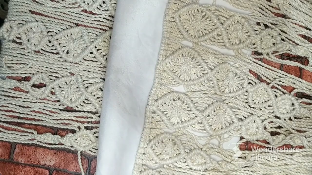 الجزء الثاني رانر العيد بشكل جديد بالمكرمية