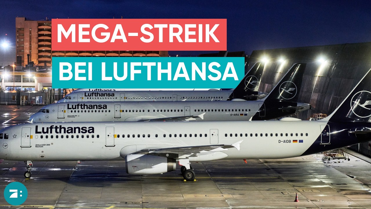 Streik bei Lufthansa: Piloten & Crew fordern mehr Gehalt