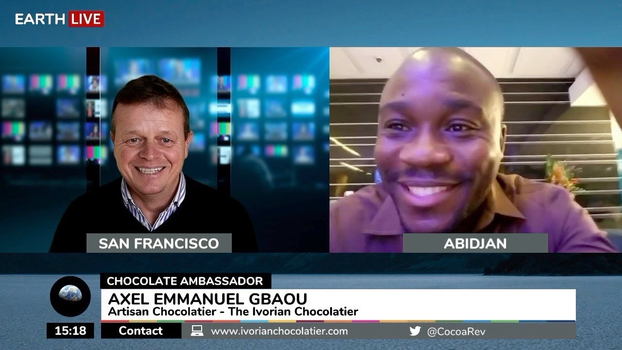 Earth Live Interviews Cocoa Ambassador and Chocolatier, Axel Emmanuel Gbaou