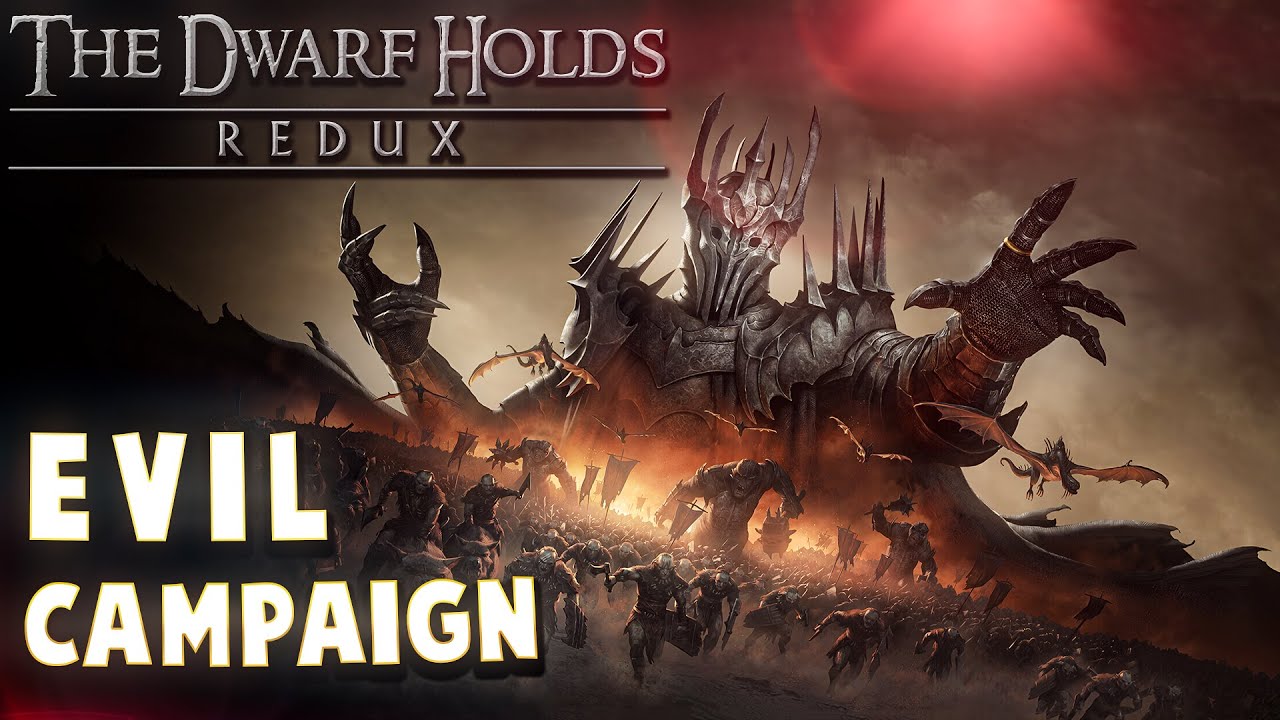 Evil Campaign Full Walkthrough! | The Dwarf holds redux 2.1 | Lord of the rings | Bfme Game | lotr