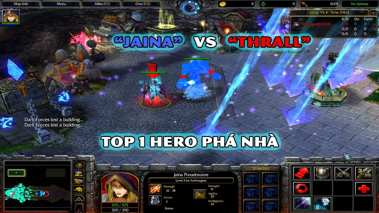 Thrall vs Jaina | Intelligence Hero Solo 