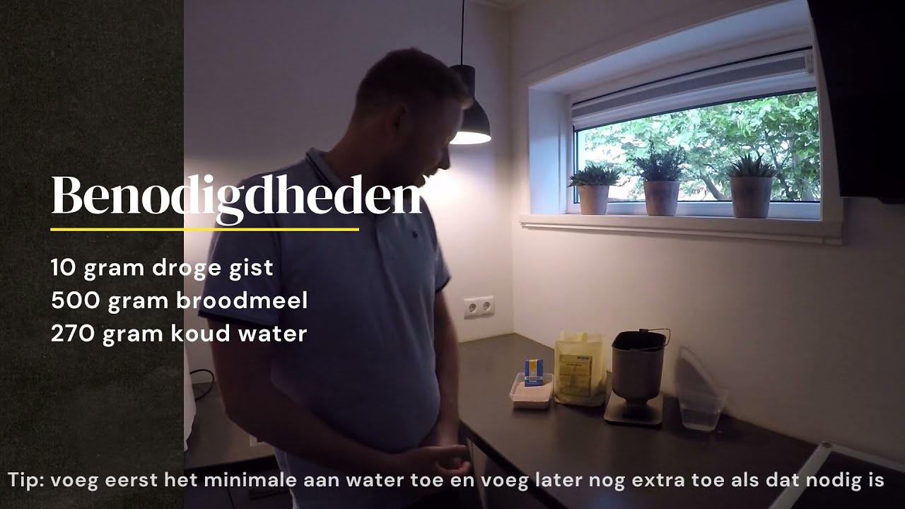 Brood bakken in de broodbakmachine met meel van Molen Mulder Pot-Kropswolde