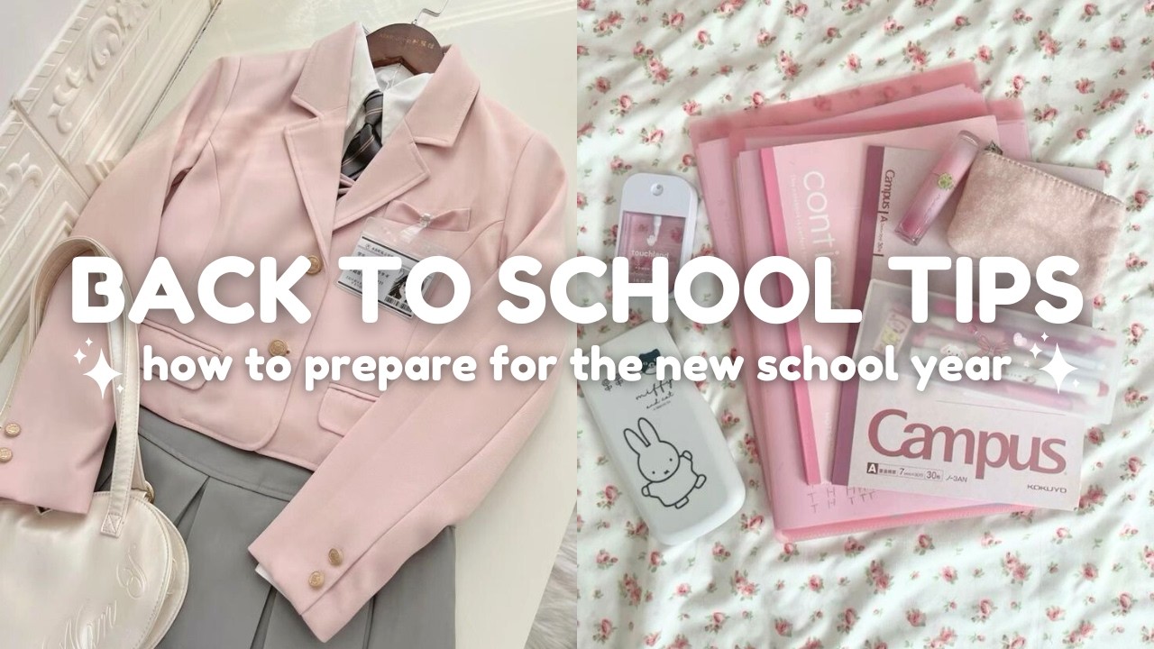 Ultimate back to school guide 🩰🍡|How to prepare for the new school year✨