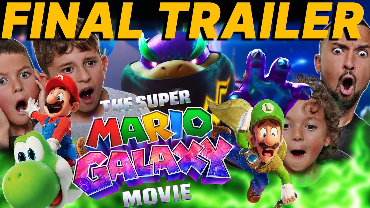 THE SUPER MARIO GALAXY FINAL TRAILER REACTION! | YOSHI SPEAKS! | Nintendo | Illumination