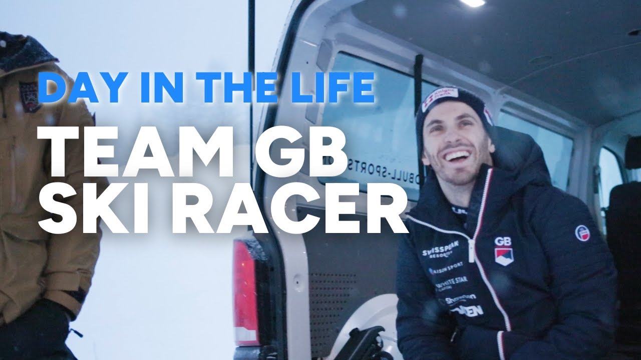 A day in the life of a World Cup ski racer in the Swiss Alps - following Team GB’s Charlie Raposo!