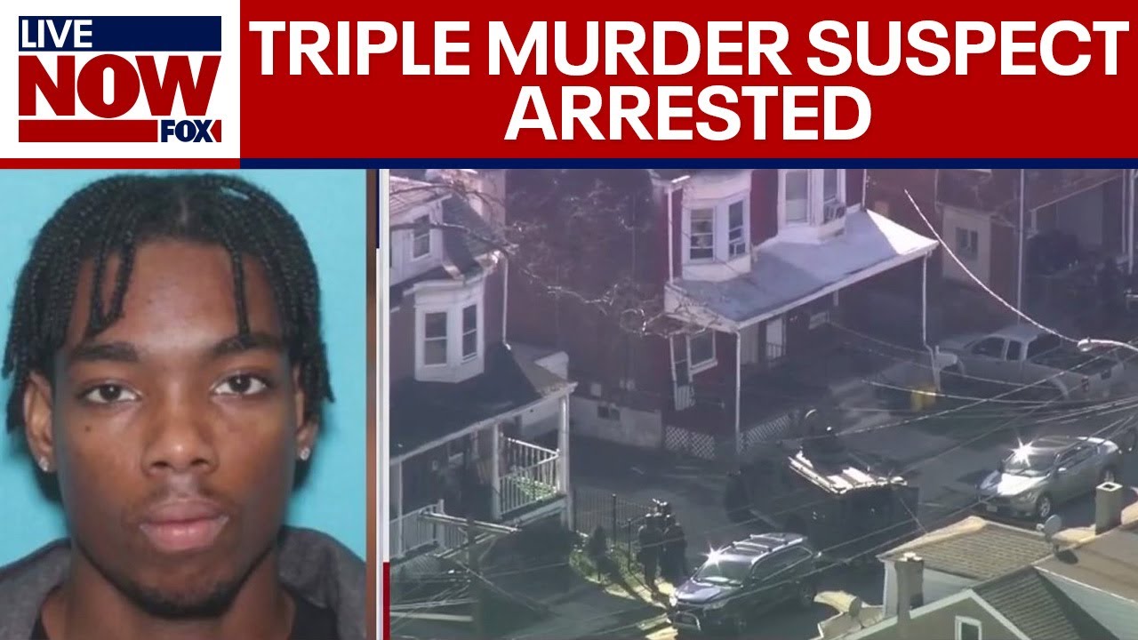 Trenton, NJ triple murder suspect arrested after hourslong standoff | LiveNOW from FOX