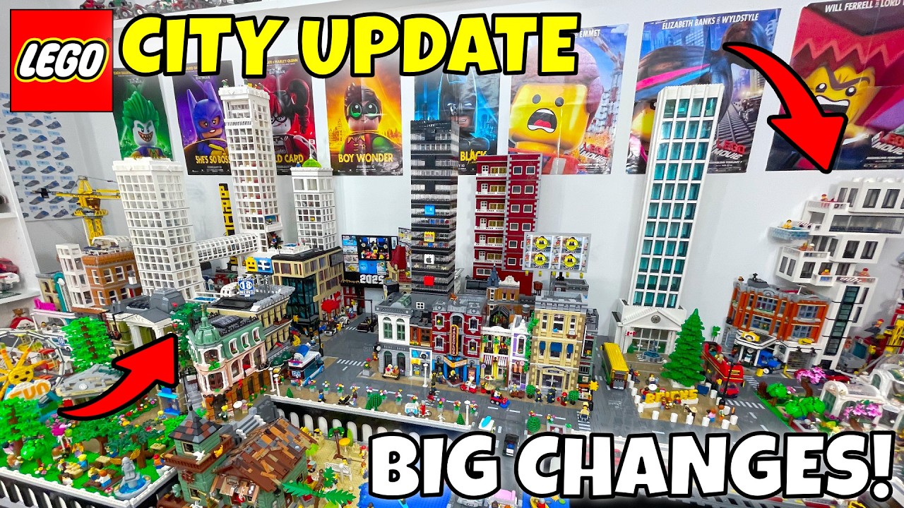 BIG CHANGES & NEW MOCs in my LEGO CITY - LEGO City Update 15