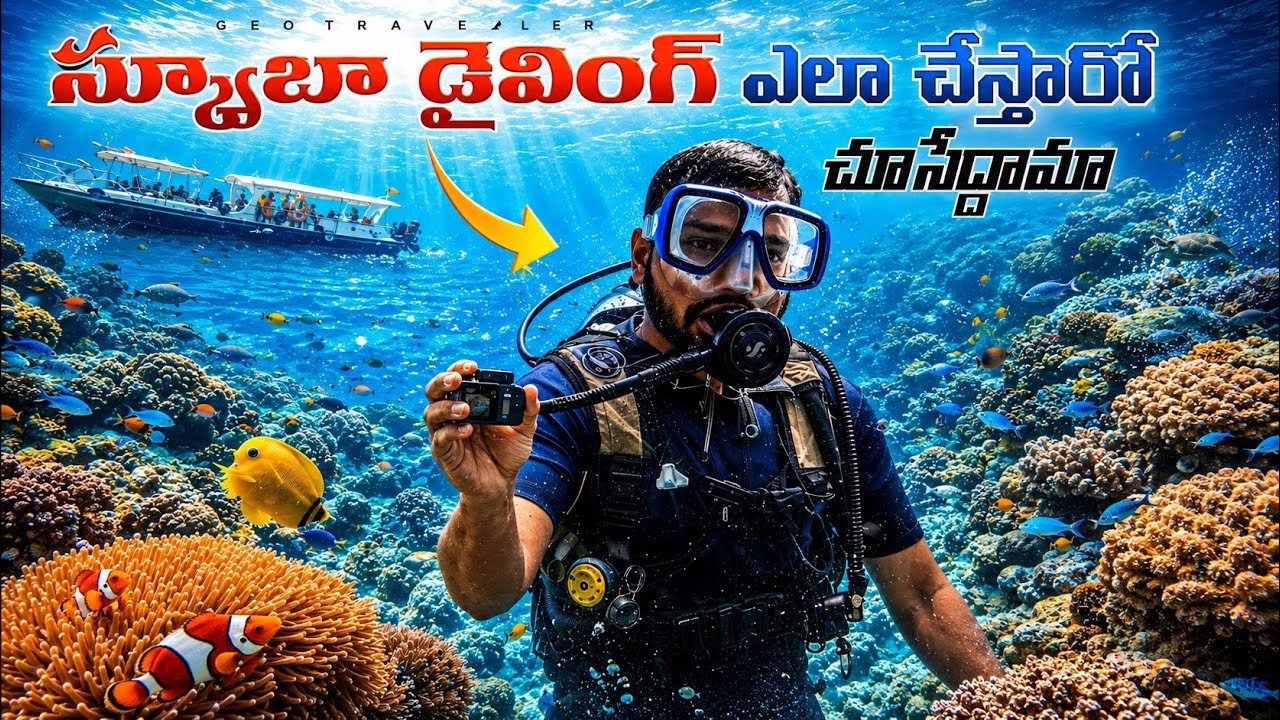 Andaman Scuba Diving 🐠 Real Experience😍 First Underwater Experience In Havelock Island #geotraveller