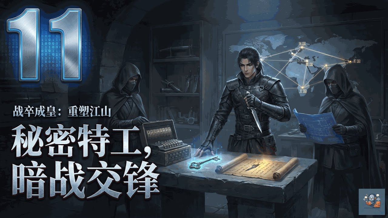 他是黑暗中的利刃！在看不见的战场，张风的情报系统正一点点撕碎敌人的伪装！战卒成皇：重塑江山 第11大章 秘密特工，暗战交锋 #特工 #暗战 #情报网 #张风 #高智商犯罪