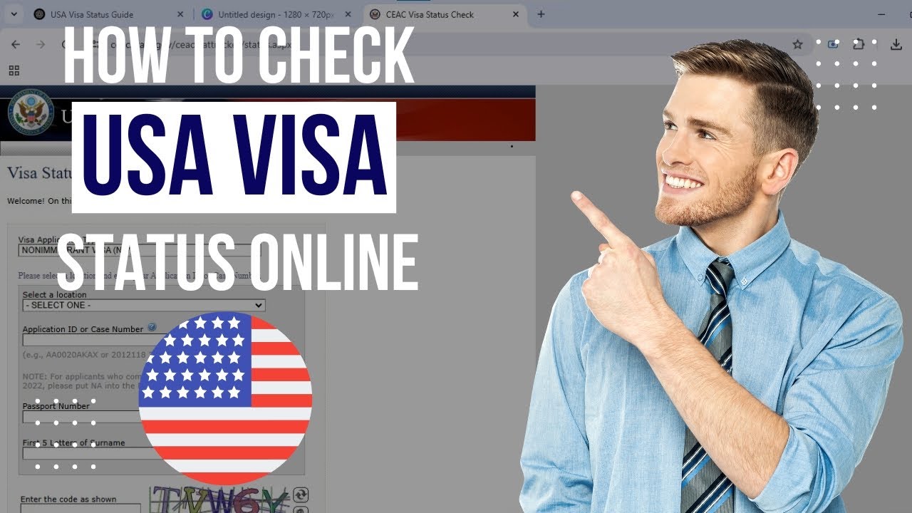 How to Check USA Visa Status Online | Step-by-Step Guide