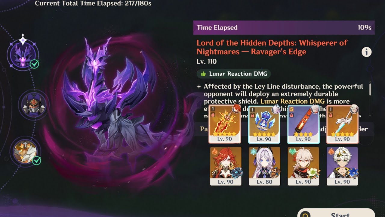 7 cost Mavuika clears Dire Lord of the Hidden Depths | 6.3 Dire Stygian Onslaught | Genshin Impact